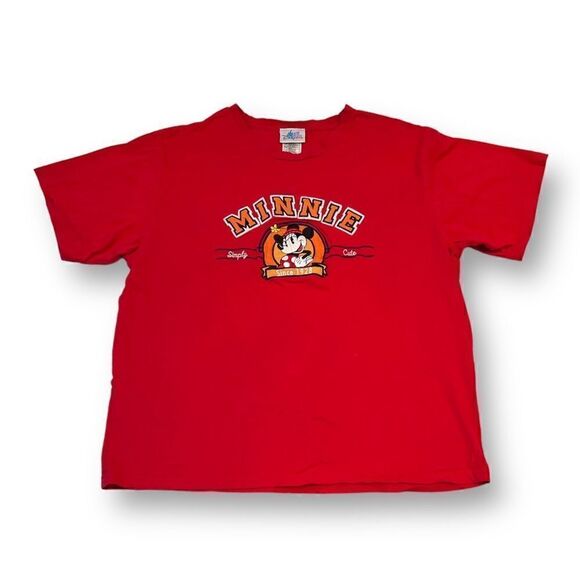 Disneyland Resort Embroidered Minnie Mouse Tee Size Extra Large - Picture 1 of 5